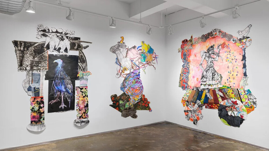 Diane Kendall, To tell old tales anew, exhibition view. Courtesy of A.I.R. Gallery