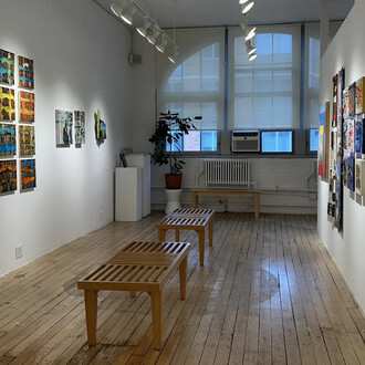 Various artists, Friends and family four, exhibition view. Courtesy of Carter Burden Gallery