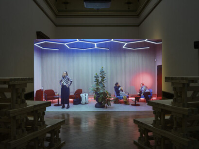 Various artists, Datas: the data and the sovereign, exhibition view. Courtesy of Galerie Rudolfinum