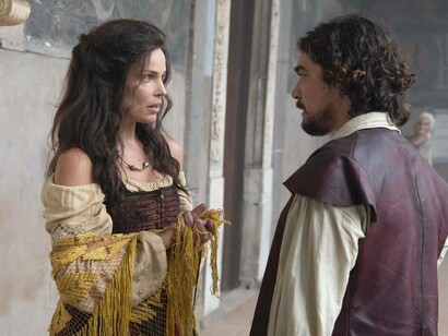 Micaela Ramazzotti and Riccardo Scamarcio in Caravaggio's Shadow (2022)