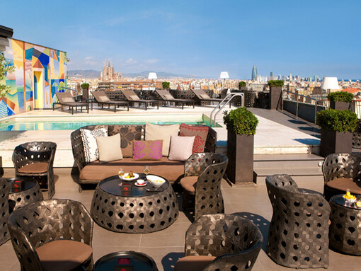 Terrace lounge Majestic Hotel