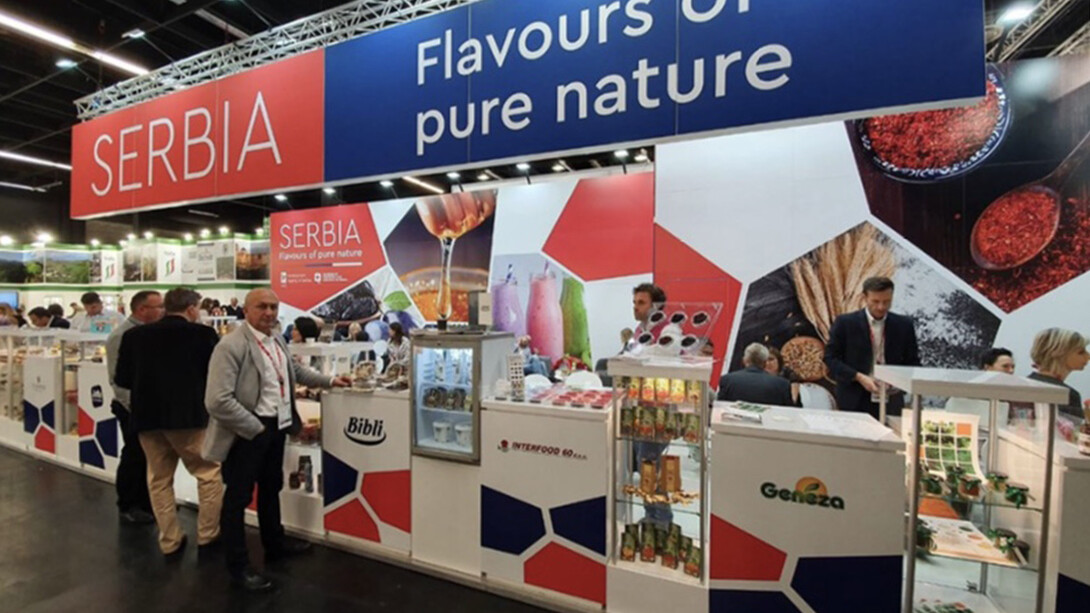 The booth of Serbia at Anuga