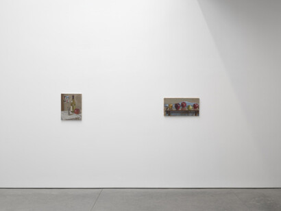 Hughie Lee-Smith, Still lifes, exhibition view. Courtesy of Karma Gallery