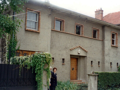 La casa del matrimonio con René Letourneur