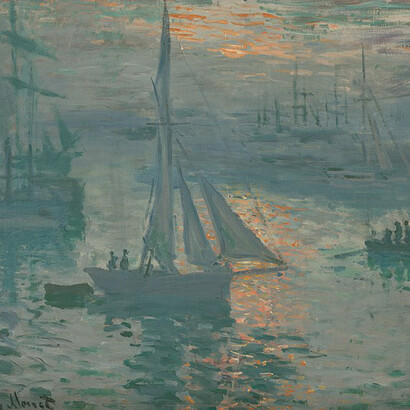 "French Sunrise (Marine)", Claude Monet