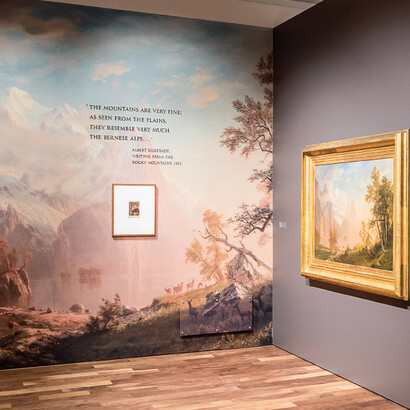 The Rockies and The Alps. Courtesy of Newark Museum