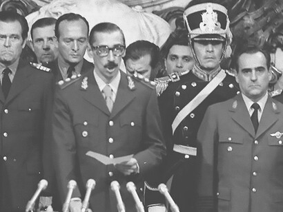Oath of Jorge Rafael Videla as President of Argentina