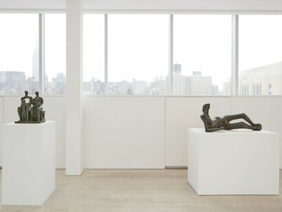 Henry Moore, Exhibition view. Courtesy of Davidson Gallery