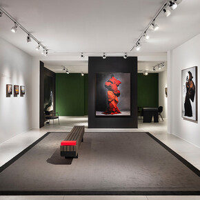 Gustavo Nazareno, Afro-latin baroque, exhibition view. Courtesy of Opera Gallery 