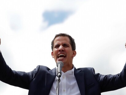 Juan Guaidó el pasado 23 de enero