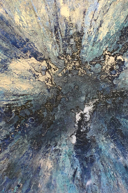 Alberto Di fabio State of Matter, 2019, acrylic on canvas, 100x100 cm.