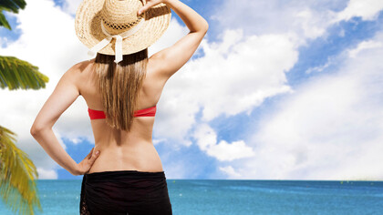 Disfrutando del verano junto al mar