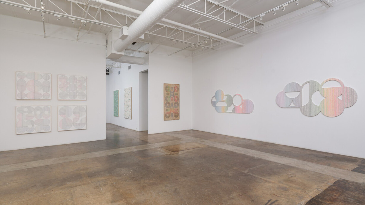 Adrian Esparza, Products of a compass, exhibition view. Courtesy of Cris Worley Fine Arts