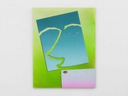 Eddie Peake, Spread Your Anus. Spread It. Yes, Like That, Out Wide. Wider. Wider Still. Wonderful, Thank You. 2013, Acrylic and oil on canvas, 70 7/8 x 55 1/8 in. (180 x 140 cm)
© Eddie Peake, Photo: Jack Hems, Courtesy White Cube