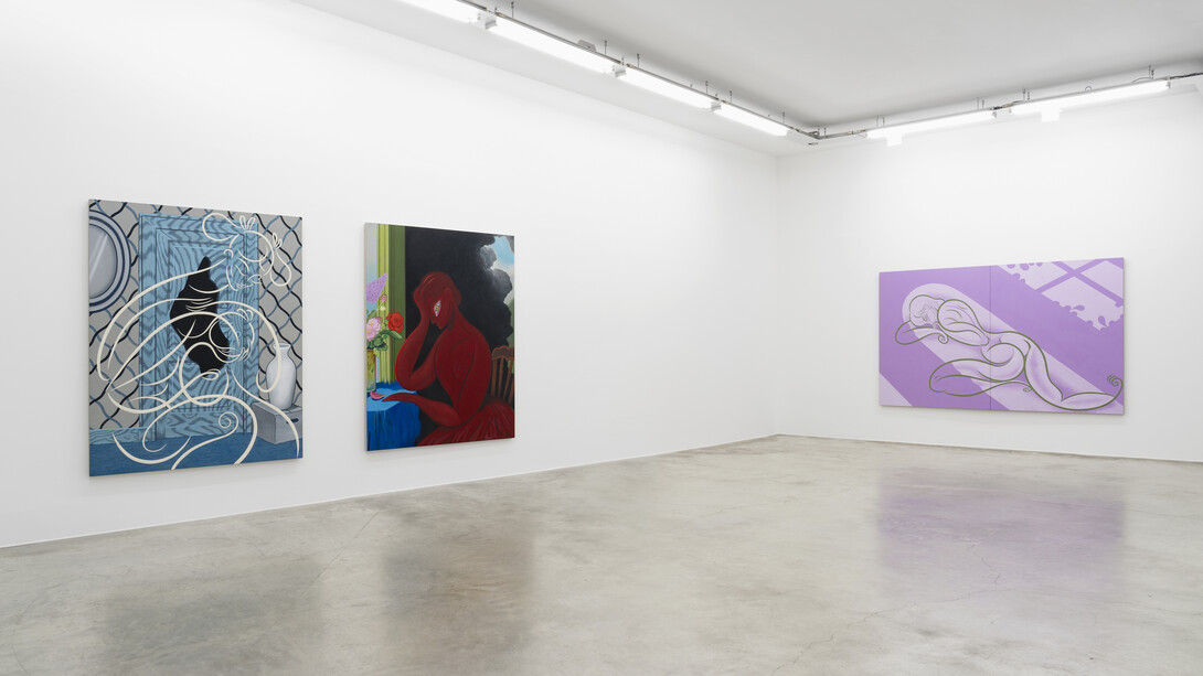 Koak, Lake margrethe, exhibition view. Courtesy of Perrotin Gallery