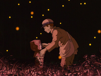 Imagen de la película "La tumba de las luciérnagas", de Isao Takahata (2003)