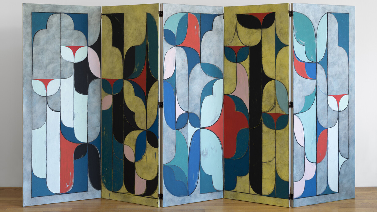 Kamrooz Aram, Untitled (Paravent) (detail), 2024. Courtesy of Green Art Gallery