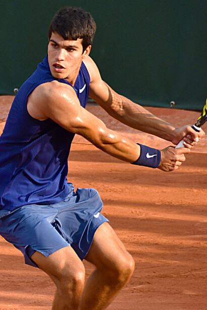 Carlos Alcaraz. La question est maintenant de savoir si l’Italien fera cavalier seul dans les années à venir, ou si Carlos Alcaraz parviendra à tenir le rythme © By Yannick Jamot - Own work, CC BY-SA 4.0