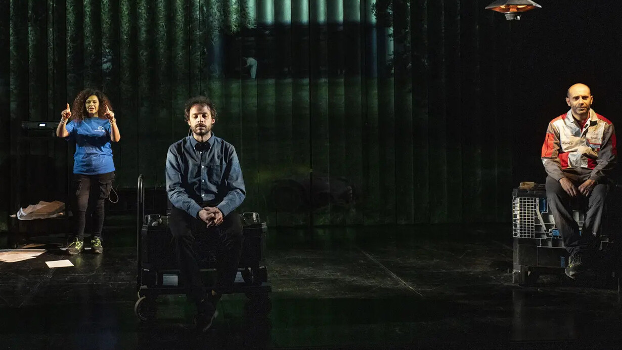 Il Capitale. Un libro che ancora non abbiamo letto. Avec l'aimable autorisation du Les Célestins, Théâtre de Lyon