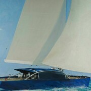 Julio Larraz A Rendezvous with Homer, 2013, Oil on Canvas, cm 213x183