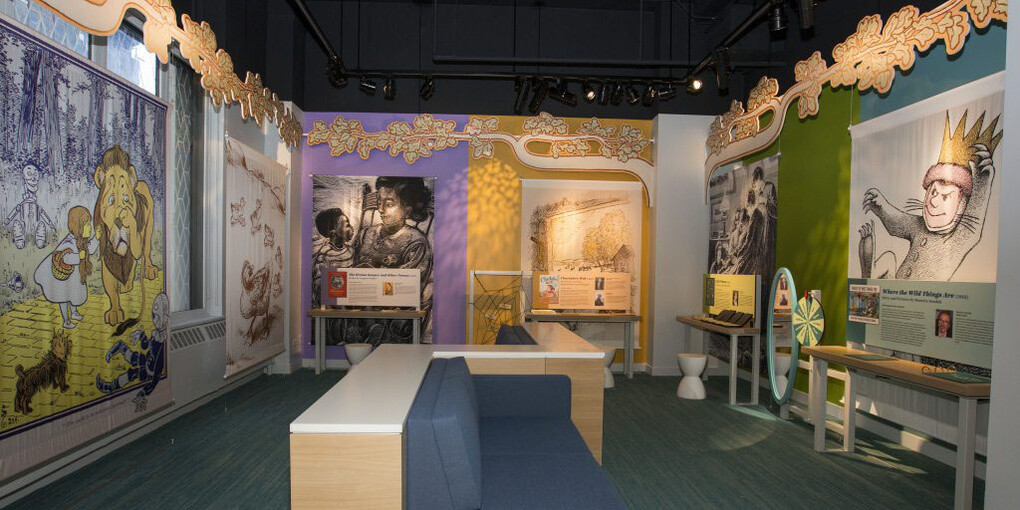 The Negaunee Foundation Children's Literature Gallery. Courtesy of American Writers Museum