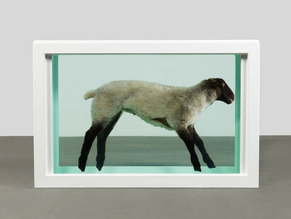 Damien Hirst, Away from the flock, 1994. Courtesy of Albertina Museum