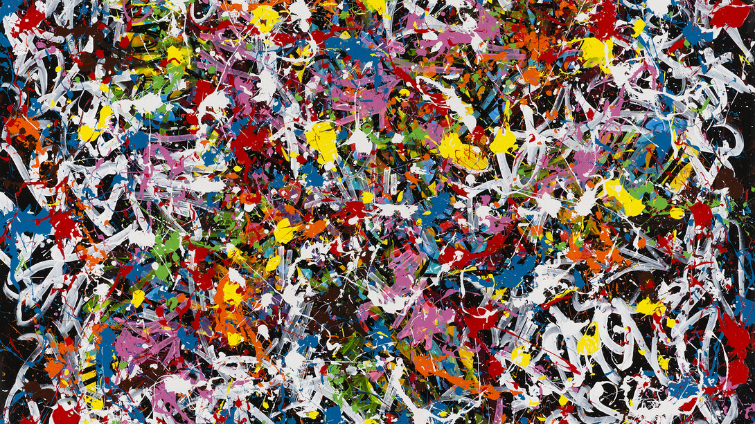 JonOne, Bright Luck, 2015, acrylique sur toile, 218 x 208 cm