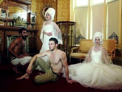 Mojgan Bridal Couture, still from a comercial by Dimitrios Masouras