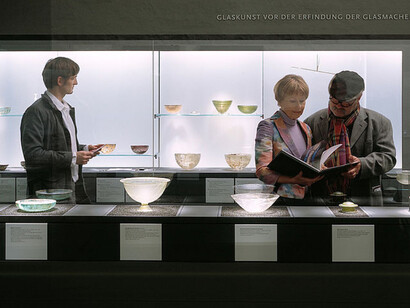 Glass from four millennia. Courtesy of Landesmuseum Württemberg