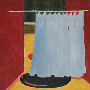 CK Rajan, Blood under the curtain (detail), 1994. Courtesy of Galerie Mirchandani + Steinruecke