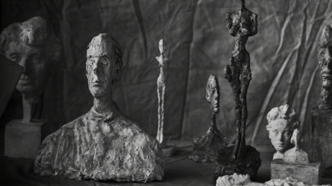 Peter Lindbergh, Alberto Giacometti, Group Of Nine, Zurich, 2016, 2016. Courtesy of Gagosian Gallery