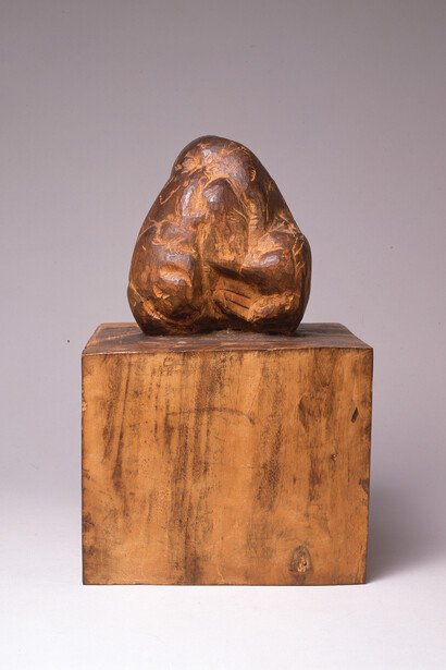 Heihachi Hashimoto, ‘About the Stone’, 1928, Wood, Private Collection (On Deposit at the Mie Prefectural Art Museum)