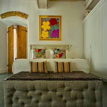 Camera di un appartamento a Palazzo delle Pietre, Roma, Italia