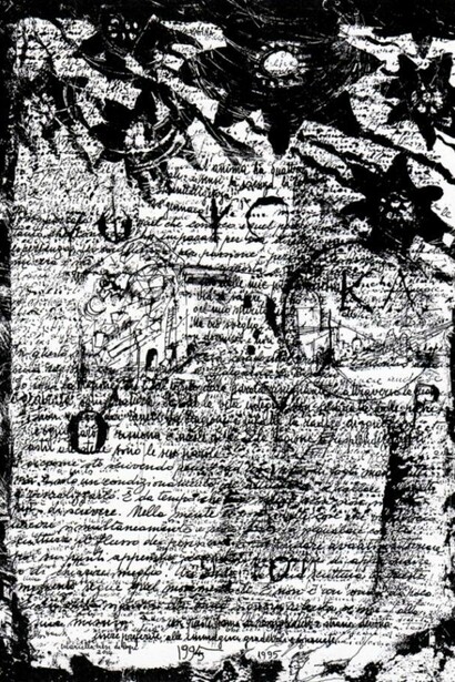 Pagine manoscritte di La canzone di Valentina