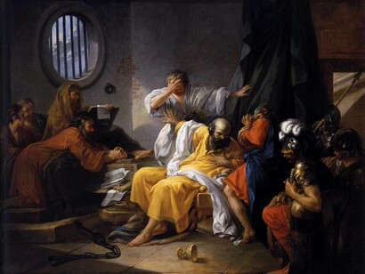 Jacques-Philip-Joseph de Saint-Quentin, La morte di Socrate
