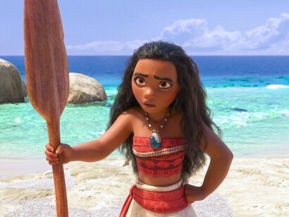 Personagem Moana enfrenta seu destino no filme da Disney
