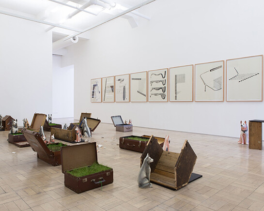 Kemang Wa Lehulere, Exhibition view. Courtesy of Maxxi 