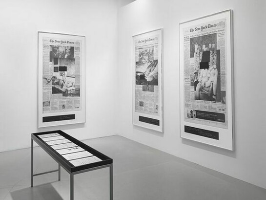 Leigh Ledare, Installation view at Mitchell-Innes & Nash Gallery