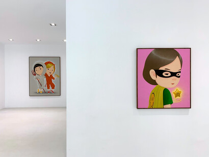 Yang Hyun Jun, Playful moments, 2023, installation view. Courtesy of the artist and Villazan Gallery, Madrid