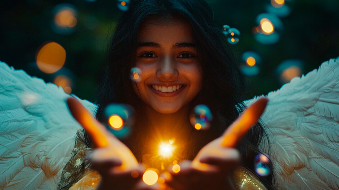 Ilustração de crença em milagre. No contexto espiritual, os milagres transcendem eventos extraordinários