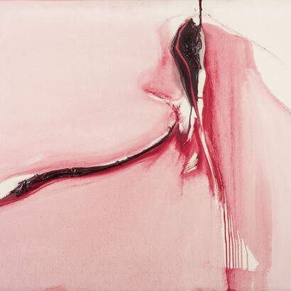 Renata Rampazzi, Lacerazione, 1982, olio su tela, cm 60 x 80