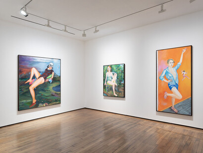 Martial Raysse, Recent works, exhibition view. Courtesy of Templon