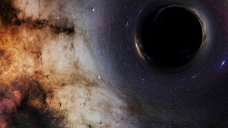 Un agujero negro en medio del universo