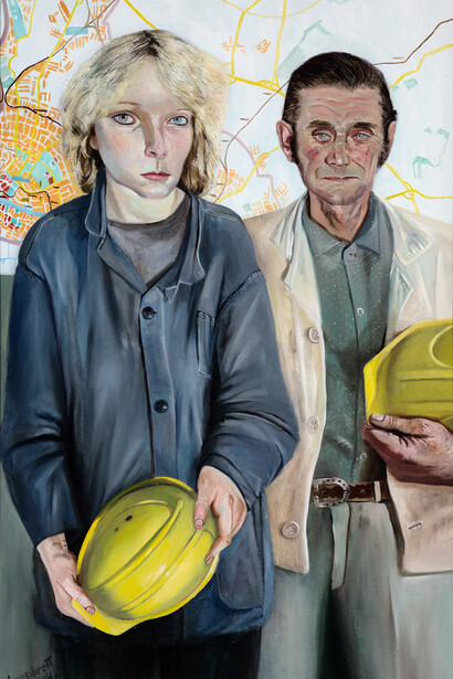 Norbert Wagenbrett, Construction workers, 1984. Courtesy of Dom Museum Wien