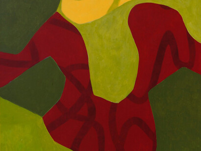 Ralph Stout, Corpus (detail), 2015, acrylic on canvas, 30 x 24 inches
