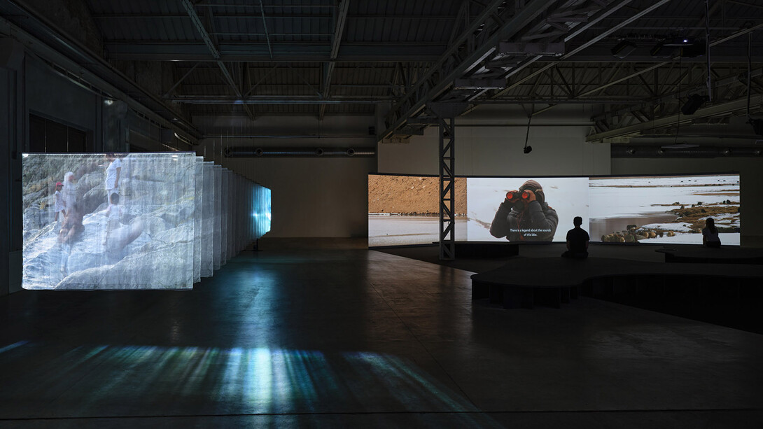 Saodat Ismailova, A seed under our tongue, vista della mostra. Per gentile concessione di Pirelli HangarBicocca