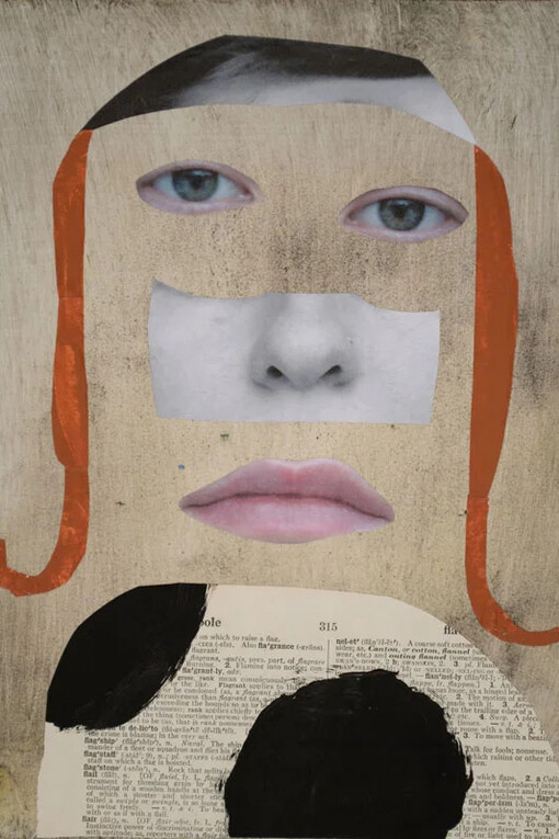 Holly Roberts, Girl with red hair (detail), 2019. Courtesy of Craig Krull Gallery