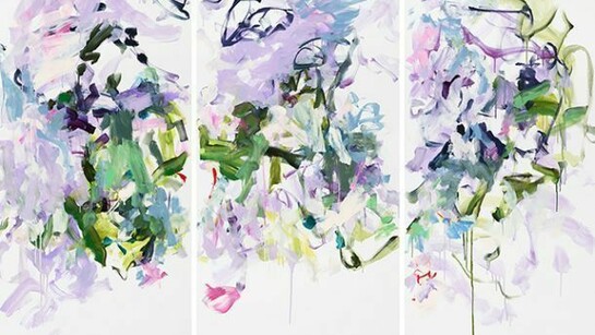 Yolanda Sanchez, Peace Piece, Oil on canvas, 70 x 96 in. 2014