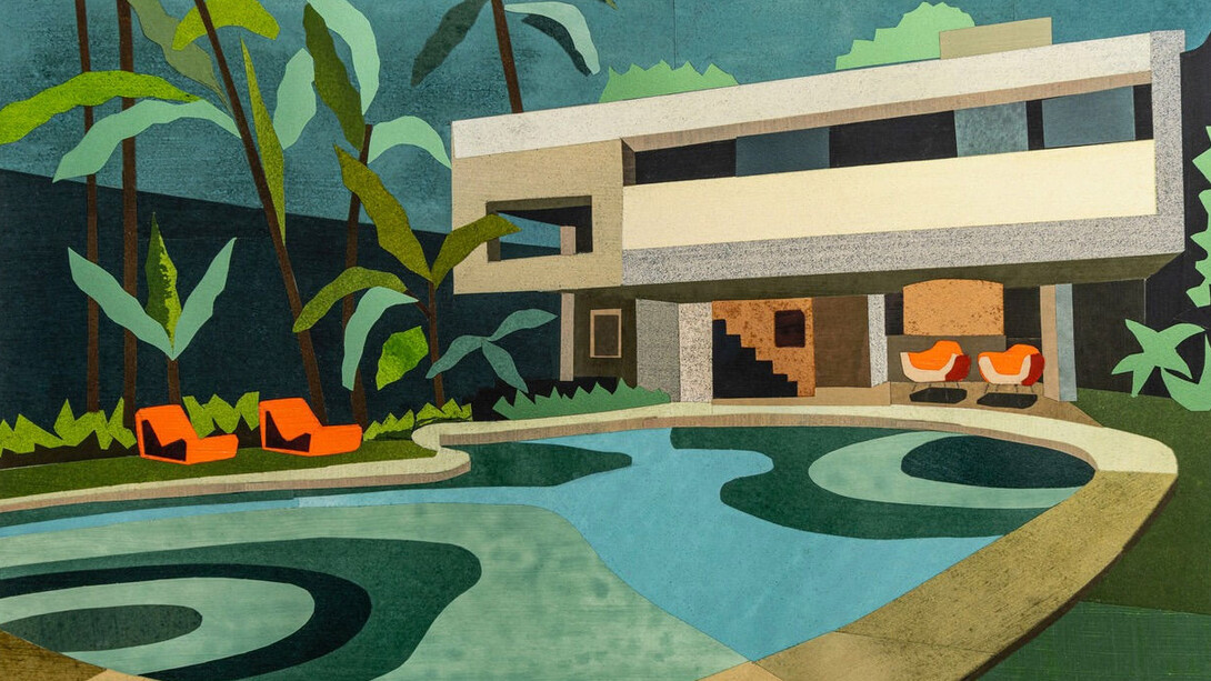 Andy Burgess, Elza Berquo house (detail), 2024. Courtesy of Lisa Sette Gallery