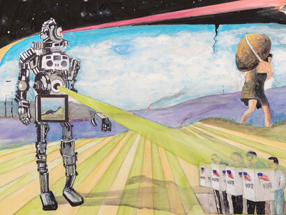 Paul Whitehead, "Giants" by Days Between Stations